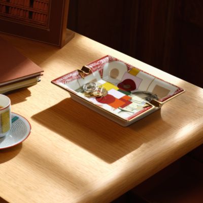 HERMES エルメス ノベルティ トレー エルメス / HERMES バーキン 25 オーベルジーヌ/ゴールド金具